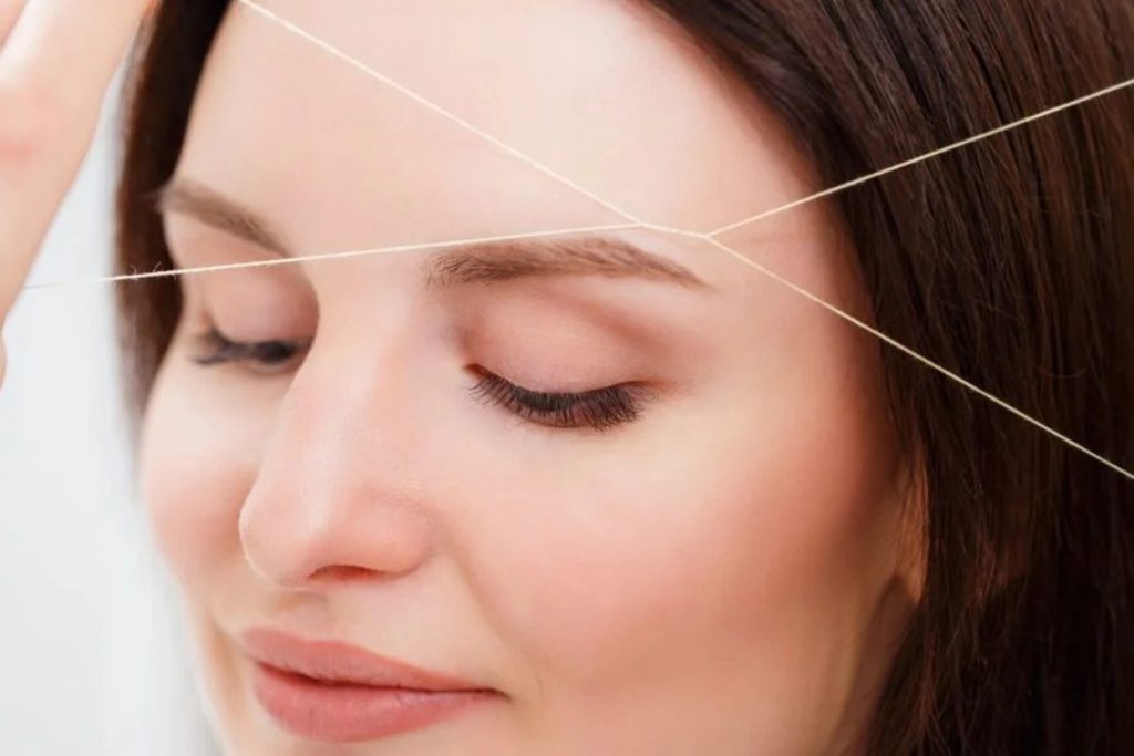 Forehead Threading
